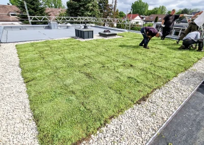 Dachbegrünung Dachpflanzen Erholung 20