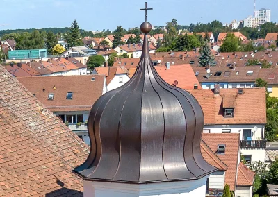 Kirchenturm Dach Christian Radon Bauflaschnerei